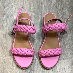 Cat & Jack Pink Braided Kids Sandals
